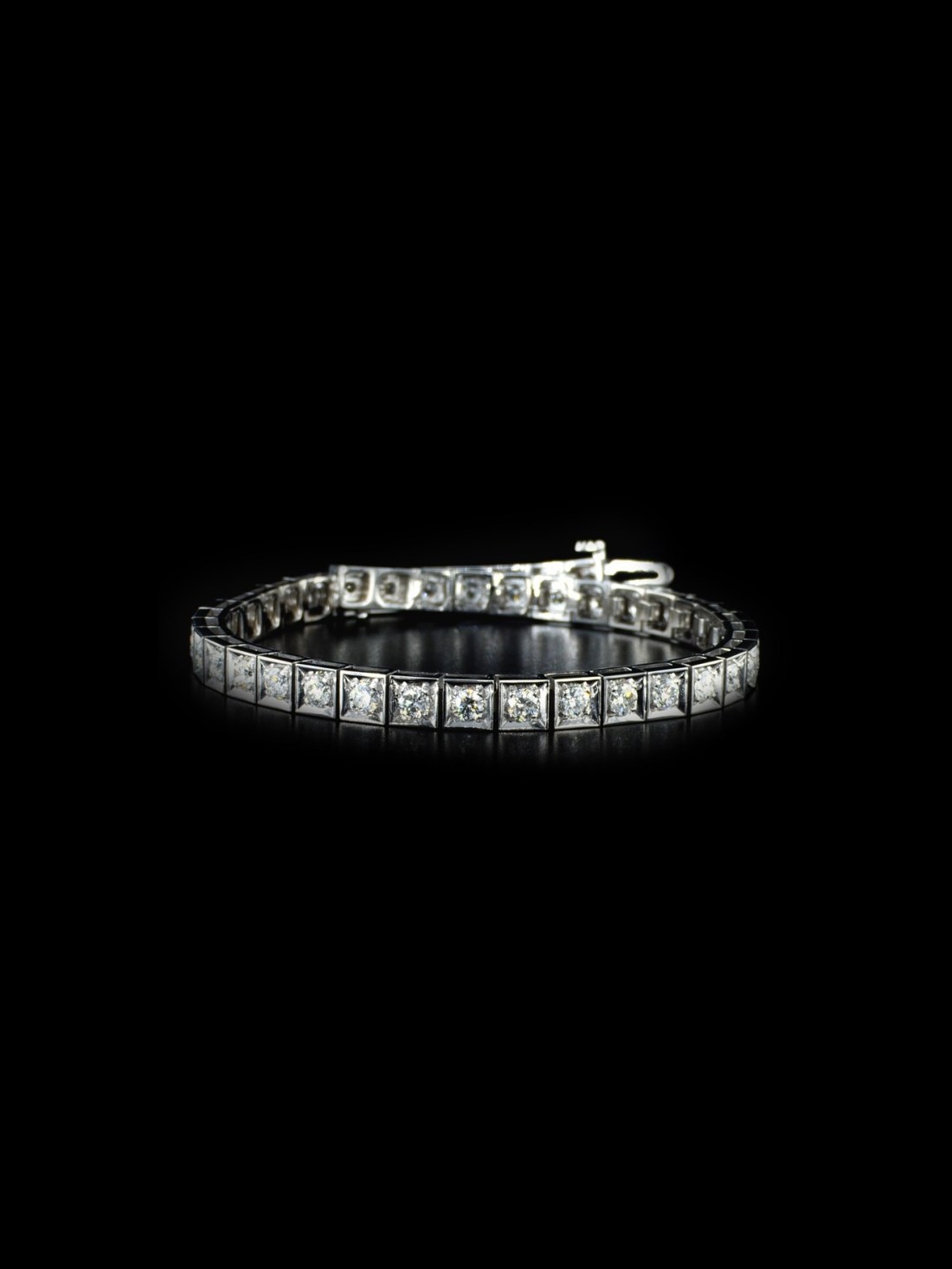 Square Tennis Bracelet