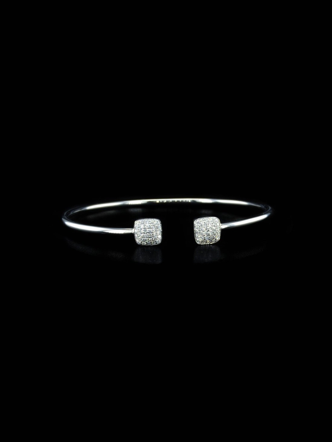 Pave Cushion Cuff