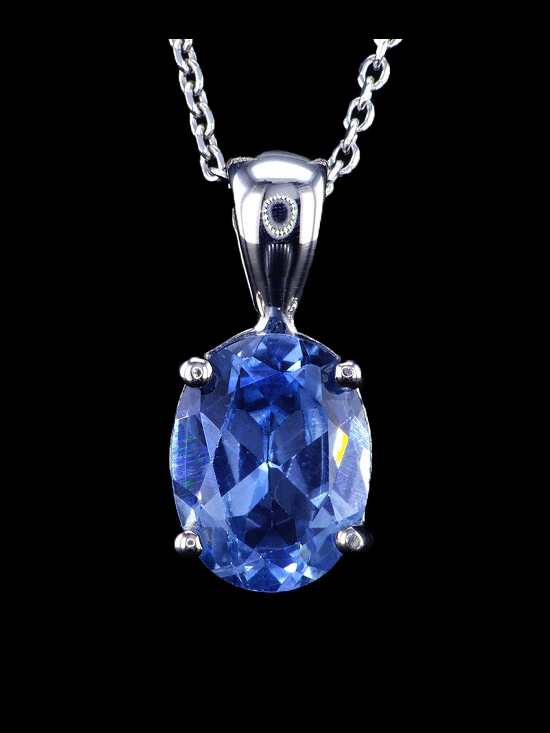 Blue Oval Pendant