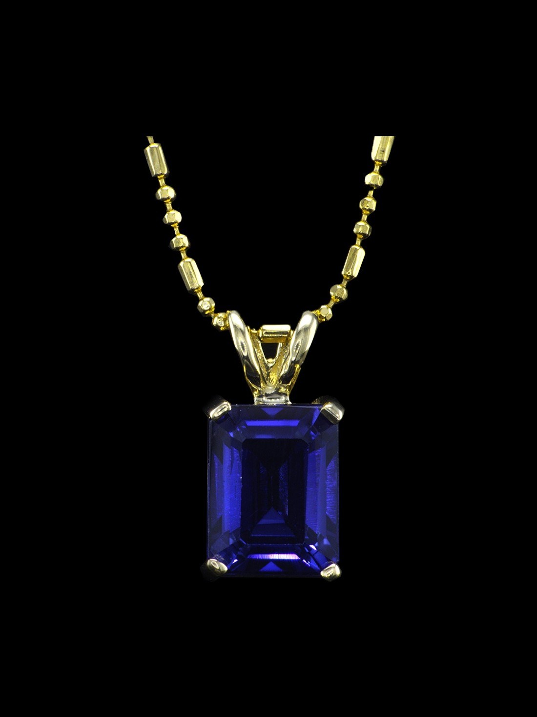 Emerald Cut Pendant