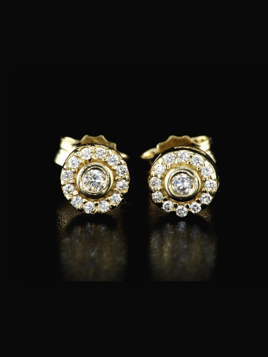 Halo Stud Earrings
