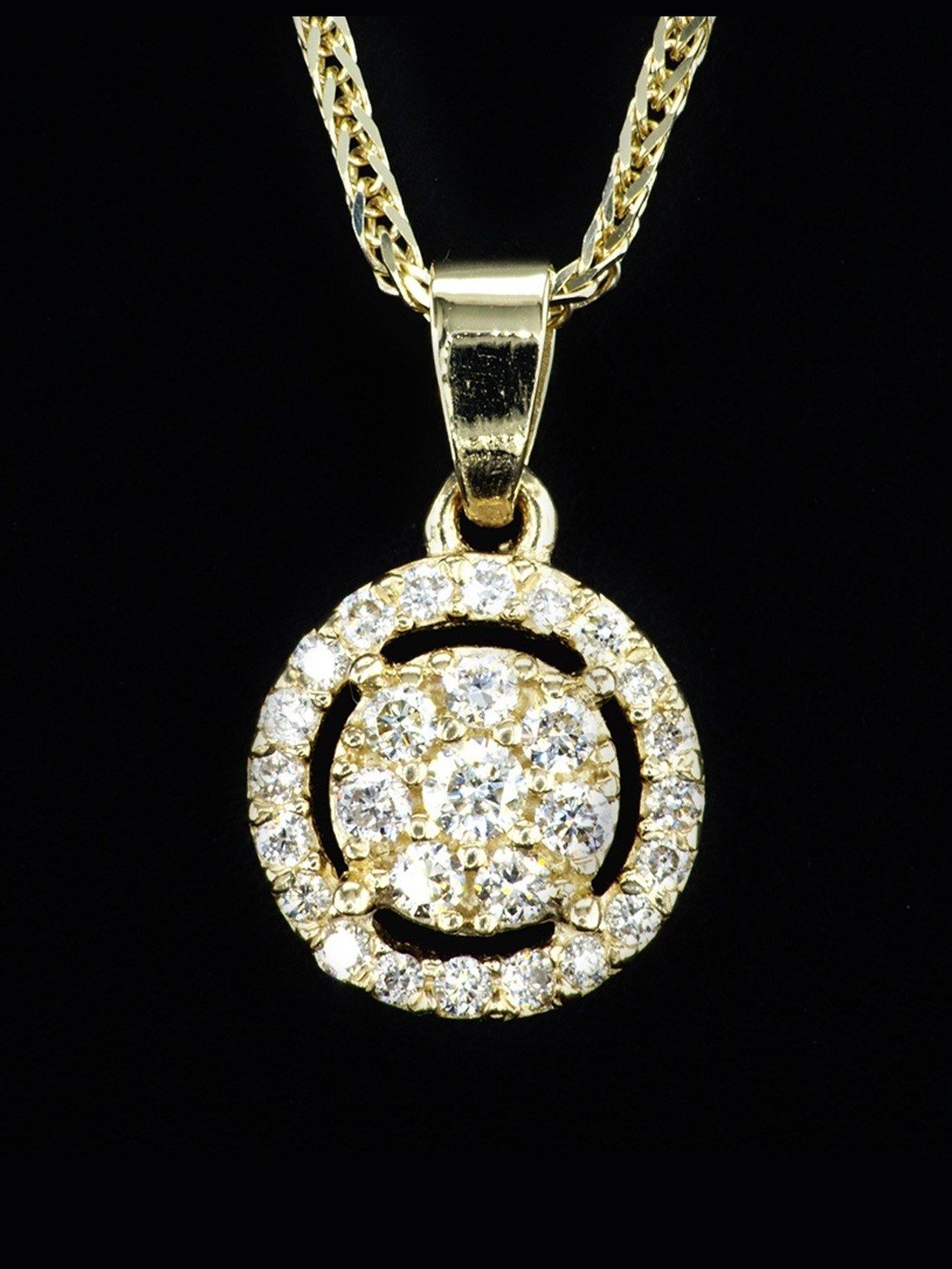Halo Cluster Pendant