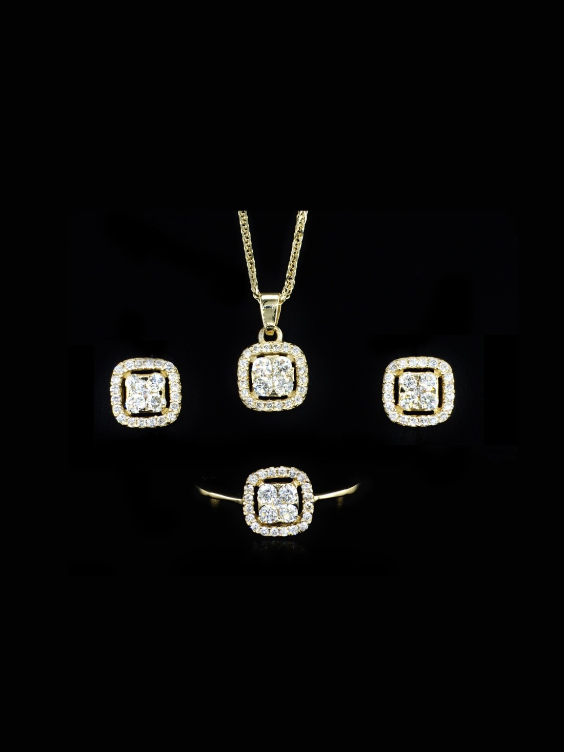 Cushion Halo Set