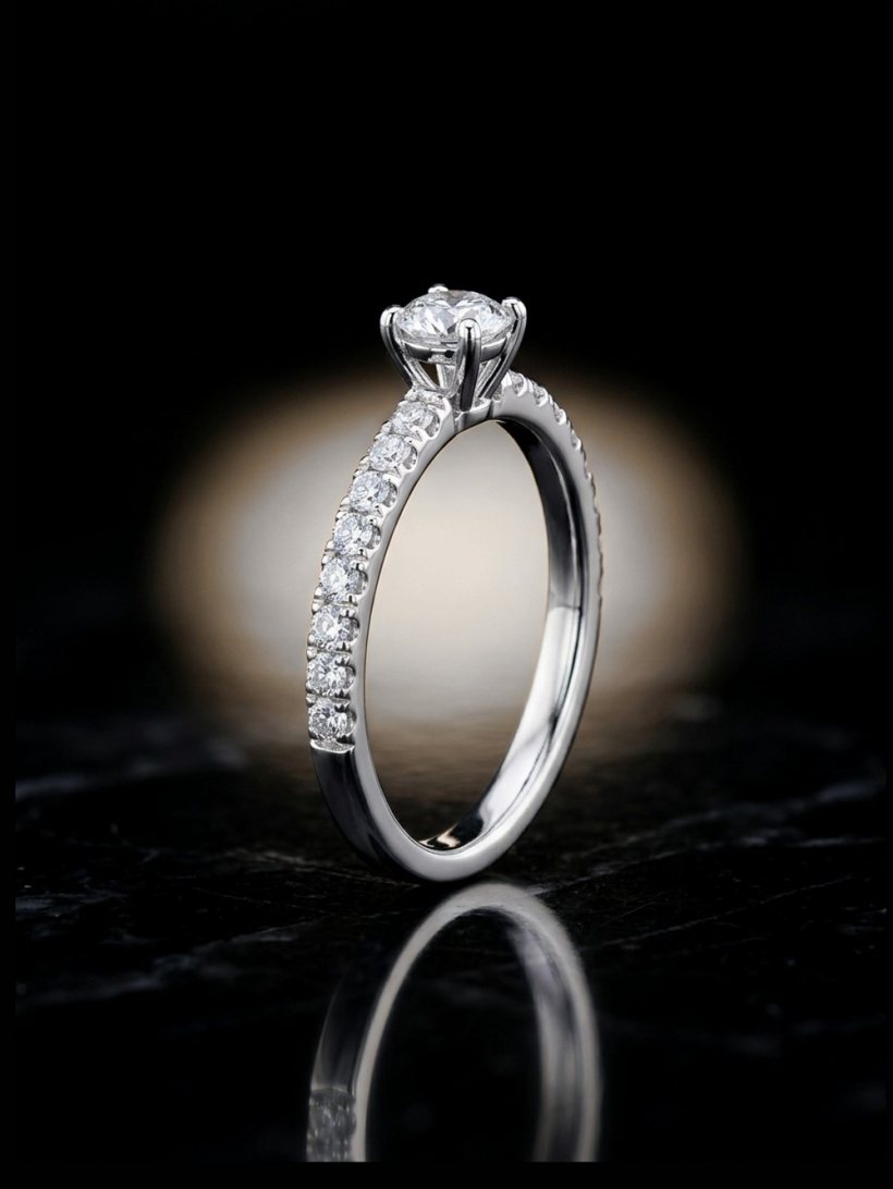 Pavé Solitaire