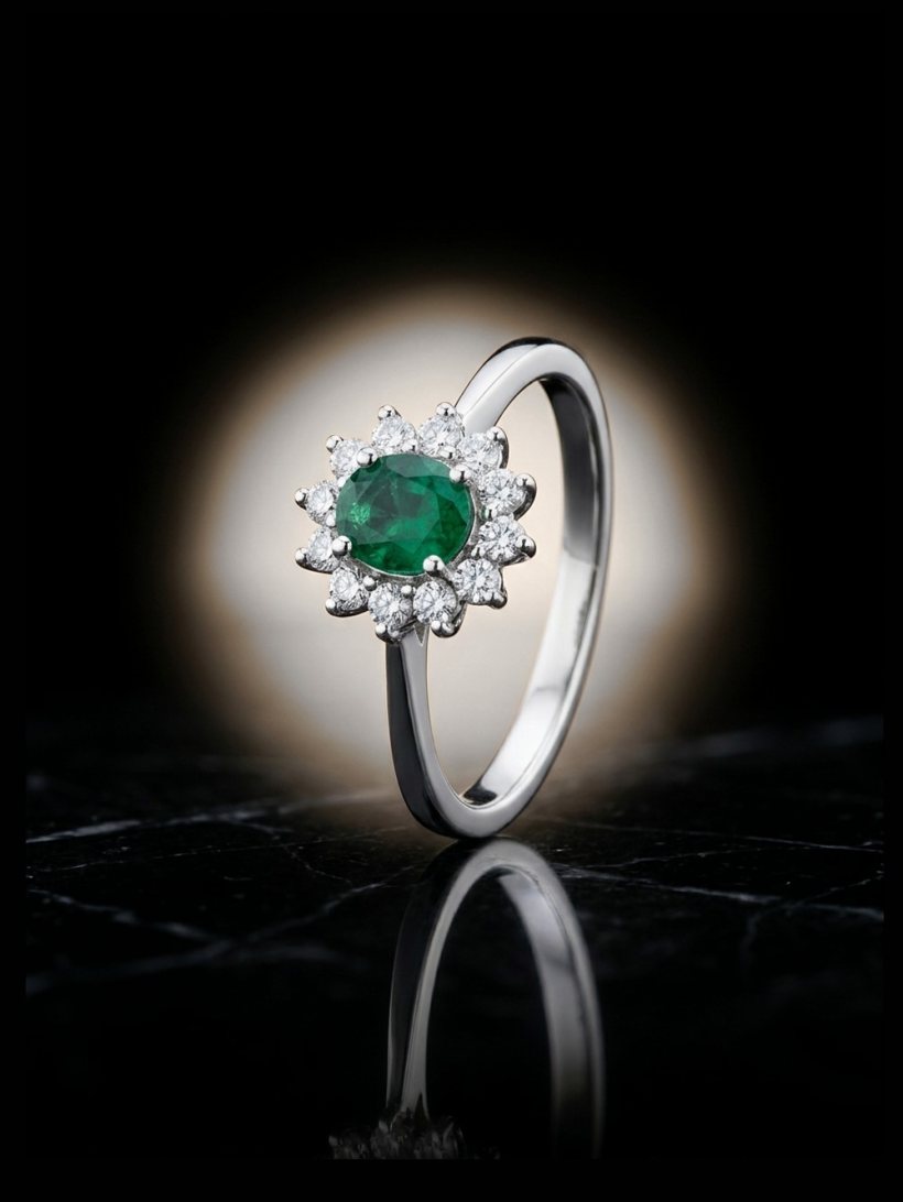 Pavé Solitaire