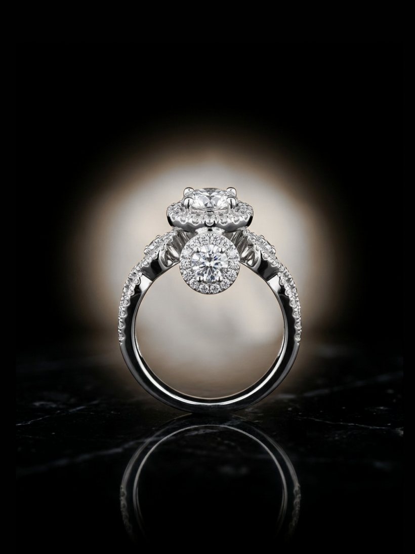 Pavé Solitaire